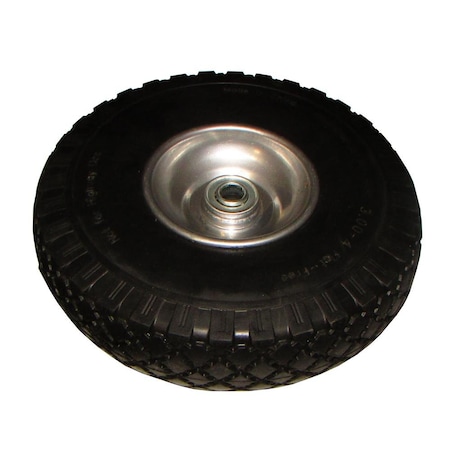 Aftermarket FlatFree Plastic Flex Wheel wRubber Tread 58in Bore 4103504in TRT70-0790